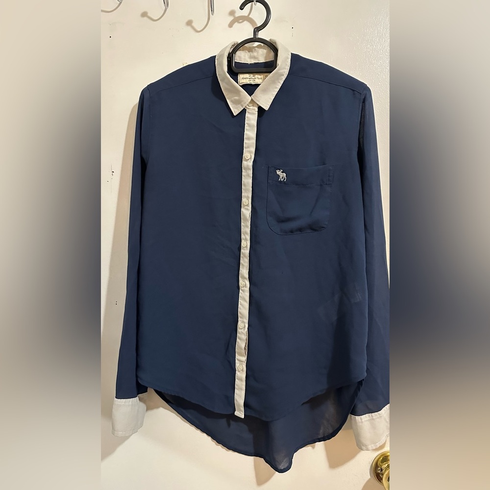 Chiffon Abercrombie dress shirt